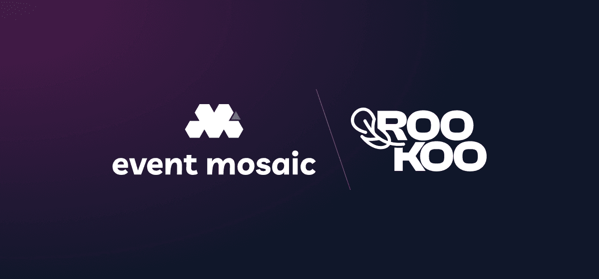 Image showing the logo of Event Mosaic and Rookoo